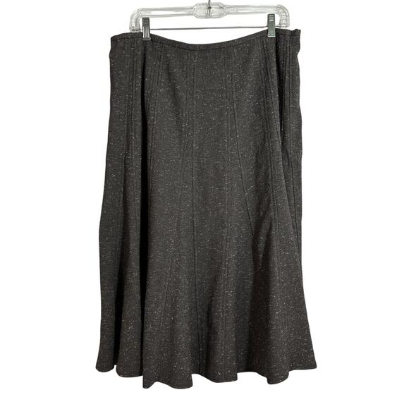 New Directions Womens Brown Long Skirt size 14 - Picture 2 of 7